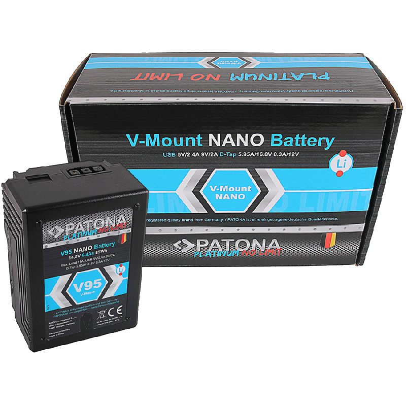 PATONA Platinum NANO V-Mount 95Wh Akku für Sony