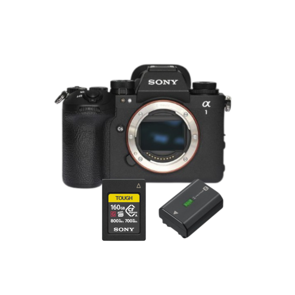 Sony Alpha 1 Mark II + Sony CFexpress-Karte 160 GB + Akku NP-FZ100