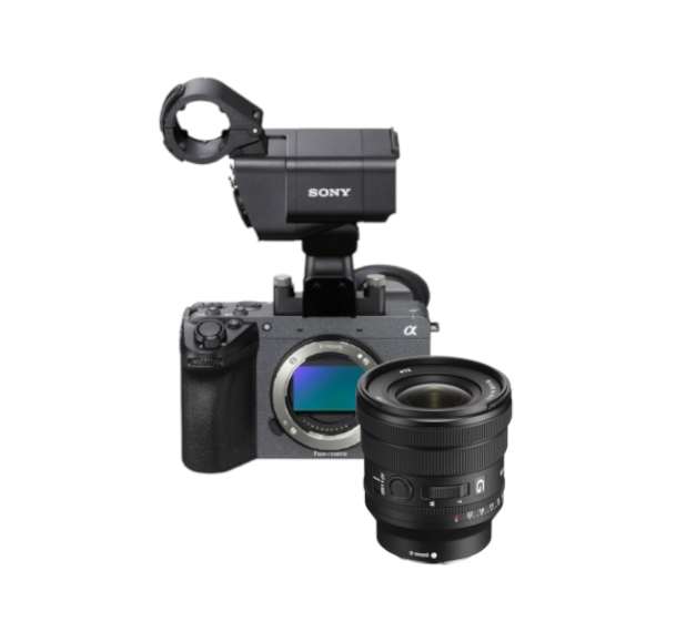 Sony FX2 + XLR-Griff + FE PZ SEL 16-35mm 4.0 G
