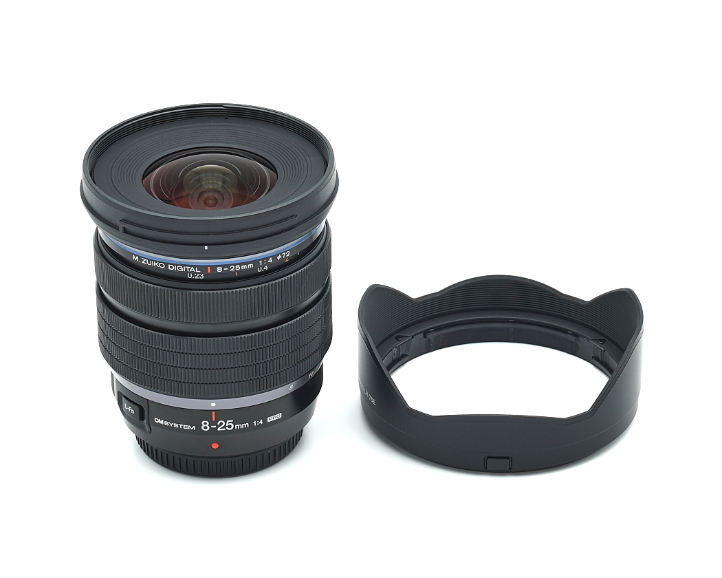 Objektiv, 8-25mm, Zoomobjektiv, Objektivdeckel, manueller Fokus