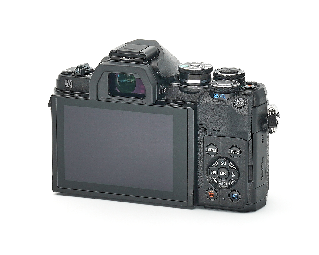 Olympus OM-D E-M10 Mark IV schwarz Gehäuse Retoure #46302**