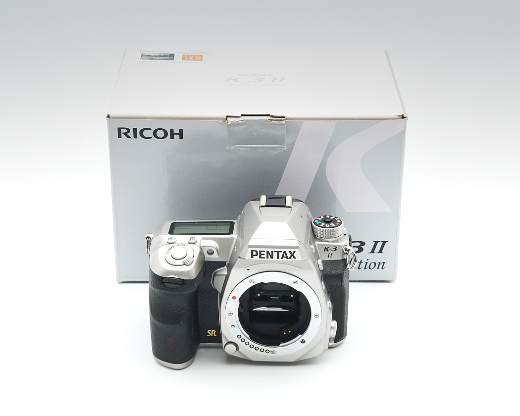 Pentax K-3 II Gehäuse silber Topzustand, im Originalkarton #48648**
