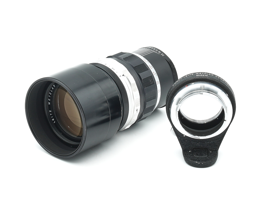 Leica Leitz Wetzlar Telyt 200mm 4.0 + Leica Leitz Wetzlar 16466 Adapter #X40930*