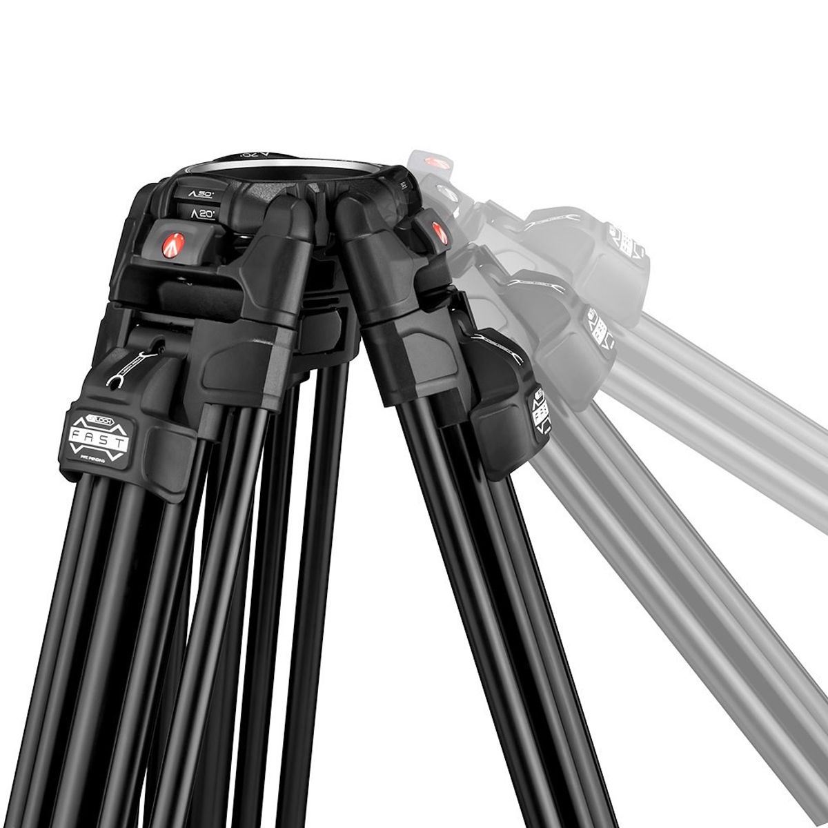 Manfrotto 608 Videokopf Nitrotech mit 645 Stativ F