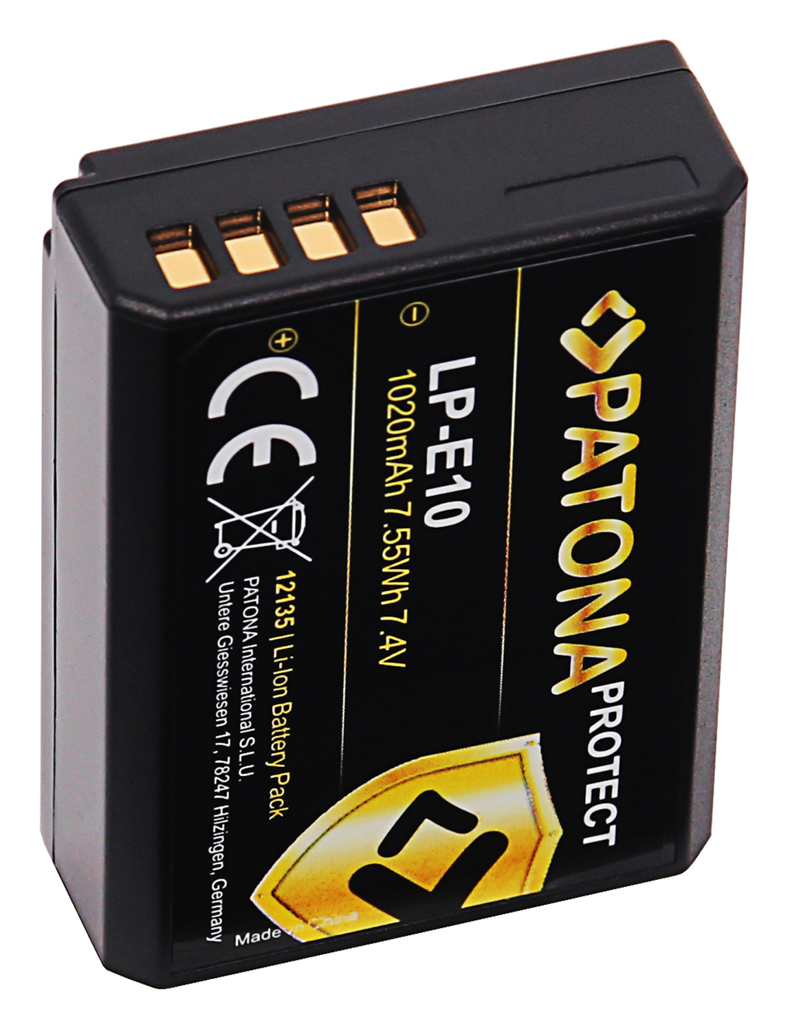 PATONA Protect Akku wie Canon LP-E10