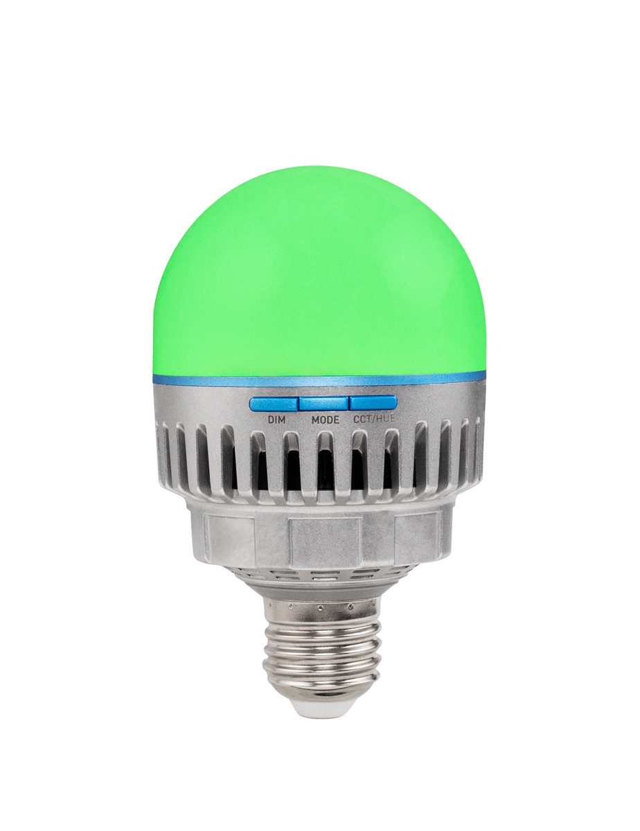 Nanlite Pavo Bulb 10C 1er Kit RGBWW Farb-Effektleuchte, E27-Gewinde