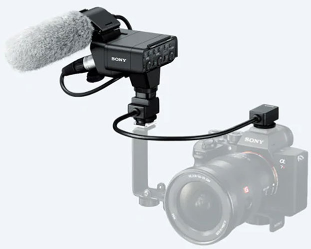 Sony XLR-K3M Adapter-Kit und ECM-XM1 Mikrofon
