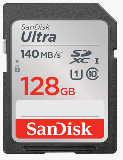 SanDisk 128 GB SDXC-Karte Ultra UHS-I U1 Class10 140 MB/s SanDisk 128 GB SDXC-Karte Ultra UHS-I U1 Class10 140 MB/s