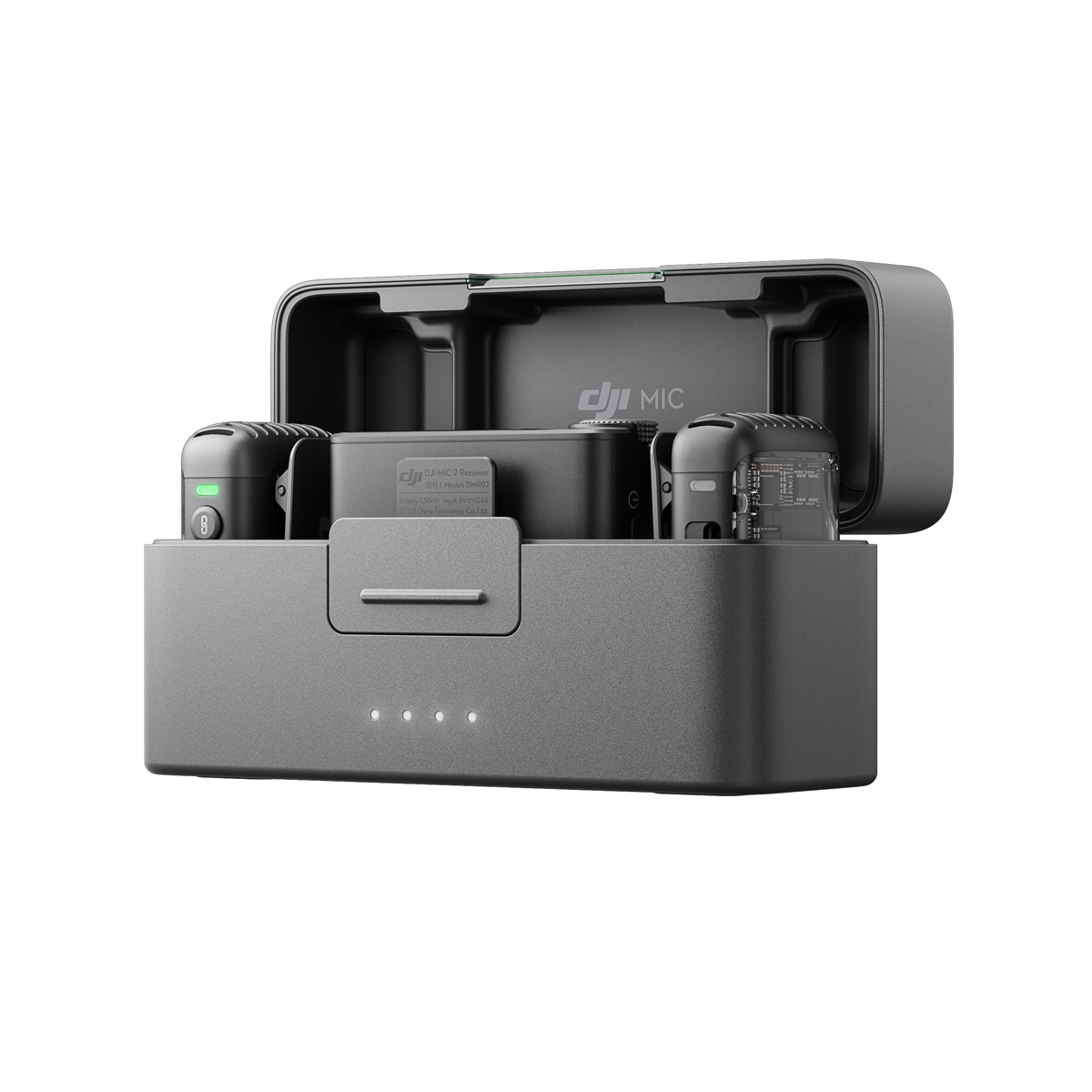 DJI MIC 2 (2TX + 1RX + Charging Case) 2 Sender +1 Empfänger Funkmikrofonset
