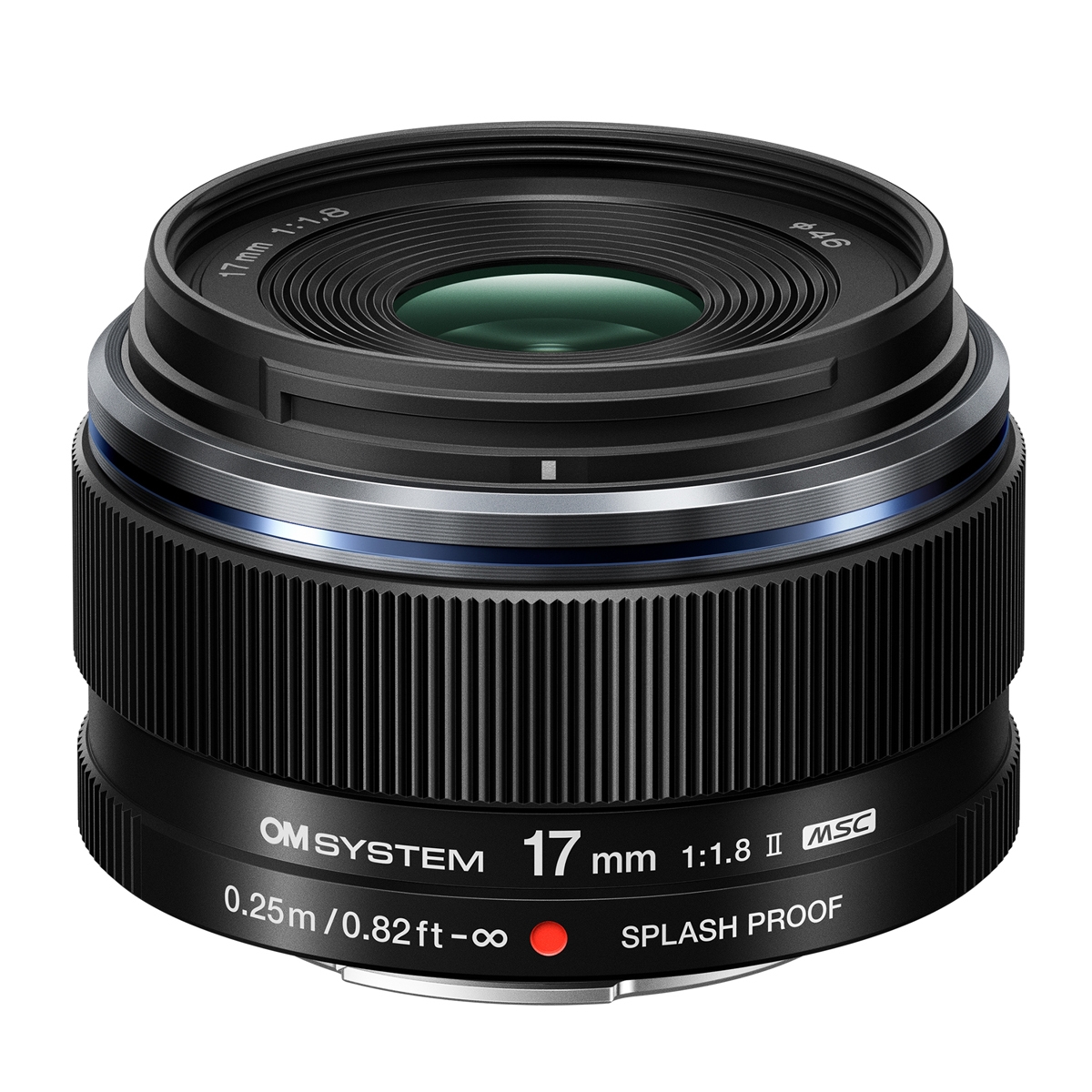 OM SYSTEM M.Zuiko Digital ED 17mm 1.8 II schwarz