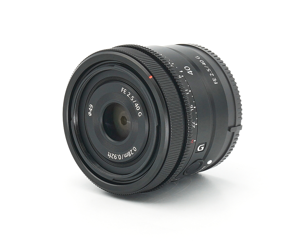 Objektiv, 45mm Brennweite, F2.5 Objektiv, metallisch schwarz, manueller Fokusring