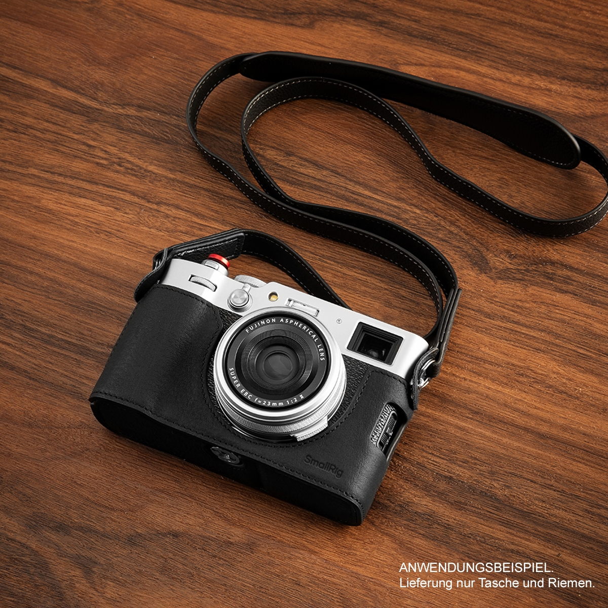 SmallRig 4700 Leather Half Case Kit schwarz für Fujifilm X100VI
