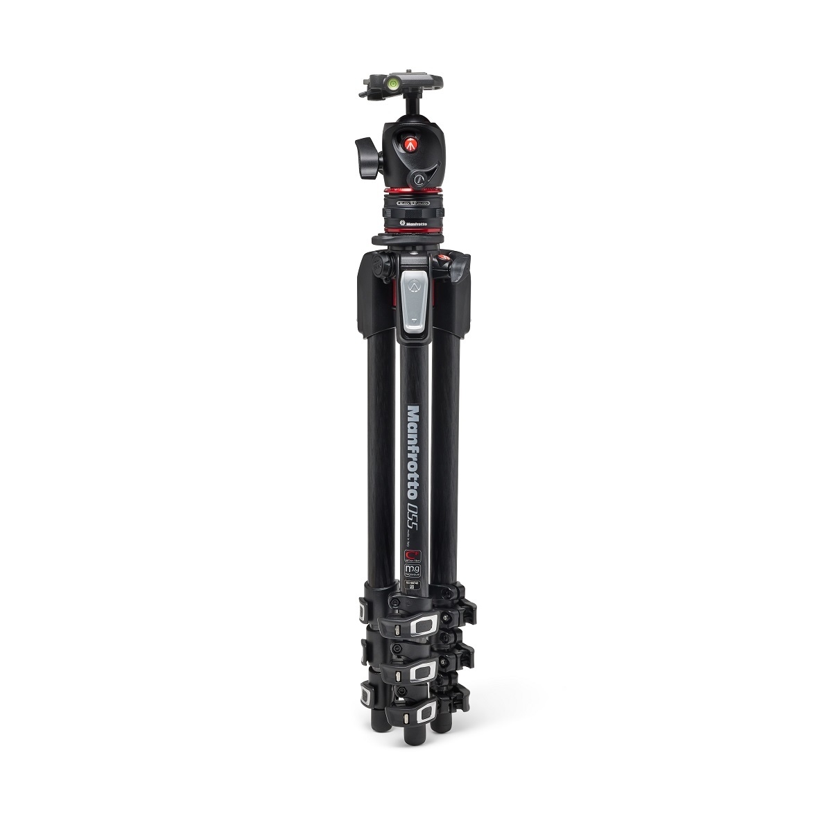 Manfrotto 055 cf Kit 4 sect ball w\QR Professional Stativ Photo Kit