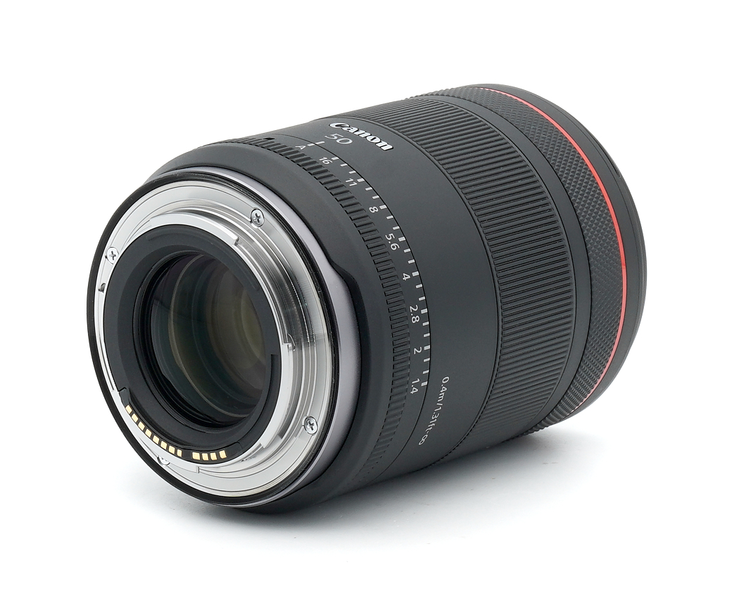 Objektiv, EF-Mount, 50mm, manueller Fokus, schwarz