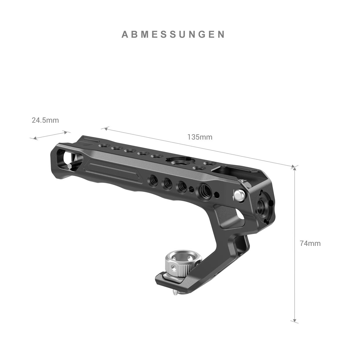 SmallRig 2165C ARRI-Locating-Topgriff mit ARRI-Locating-Zapfen zur Befestigung