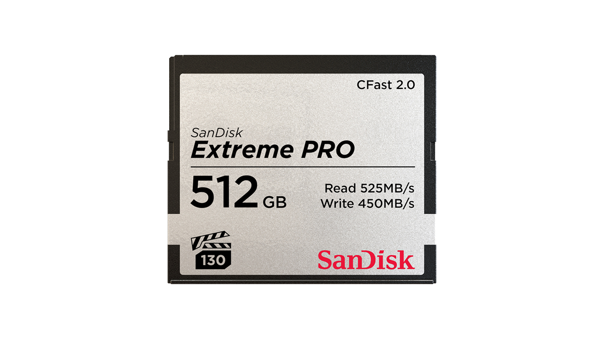 SanDisk Extreme Pro CFast 2.0 512 GB 525 MB/s