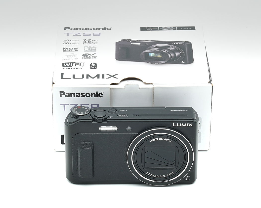 Panasonic Lumix DMC-TZ58 schwarz Panasonic-Fachhändler #50327**