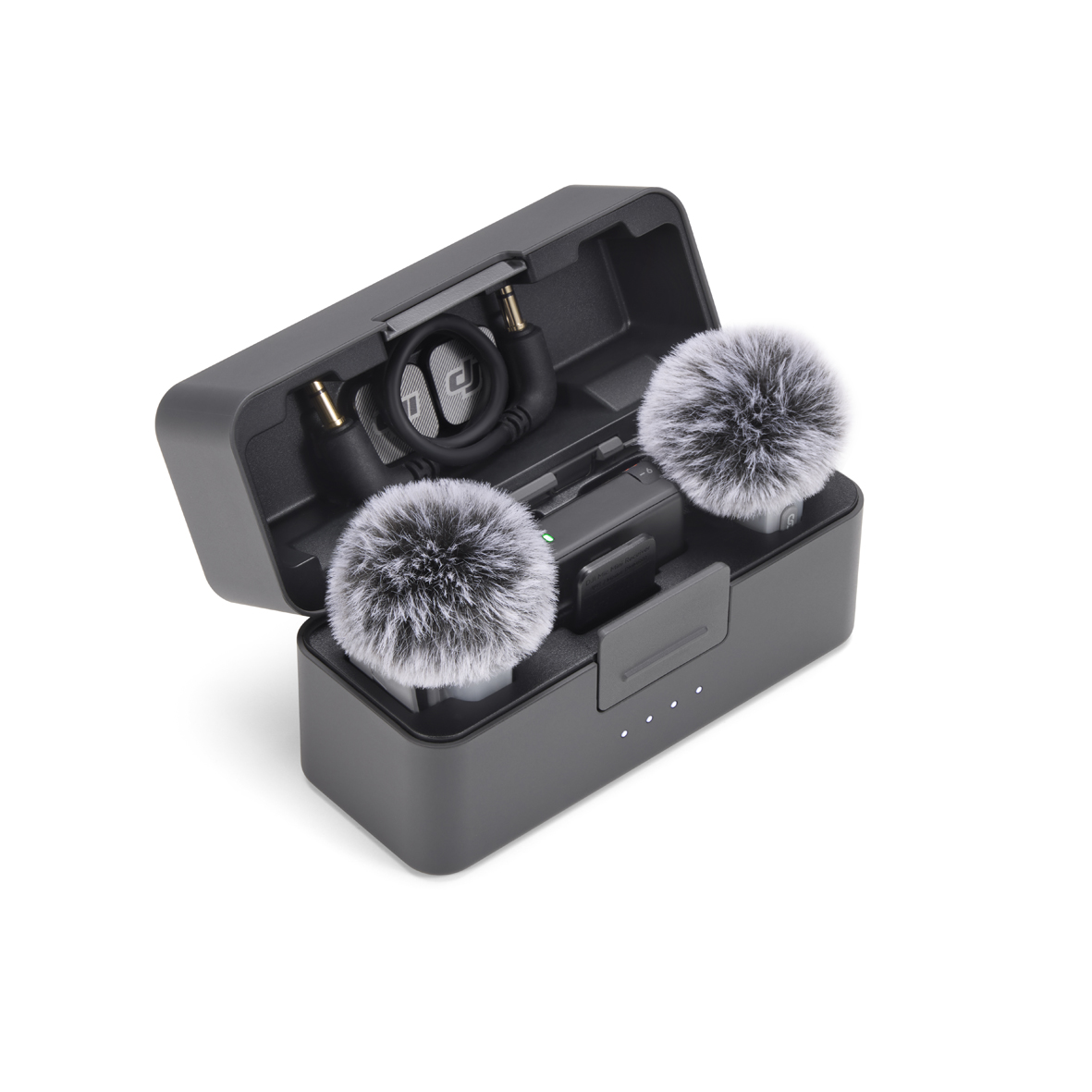 DJI MIC Mini 2 (2 TX + 1 RX+Charging Case), Empfänger, Sender, Ladeschale