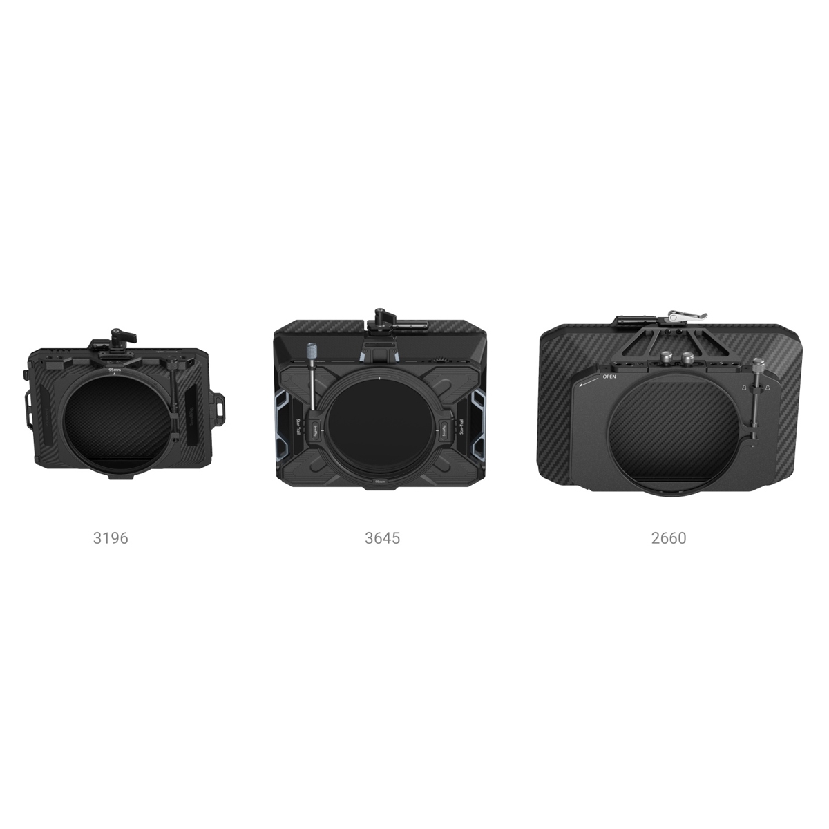 SmallRig 3645 modulare Matte Box (multifunktional, Ø 95 mm) VND Kit