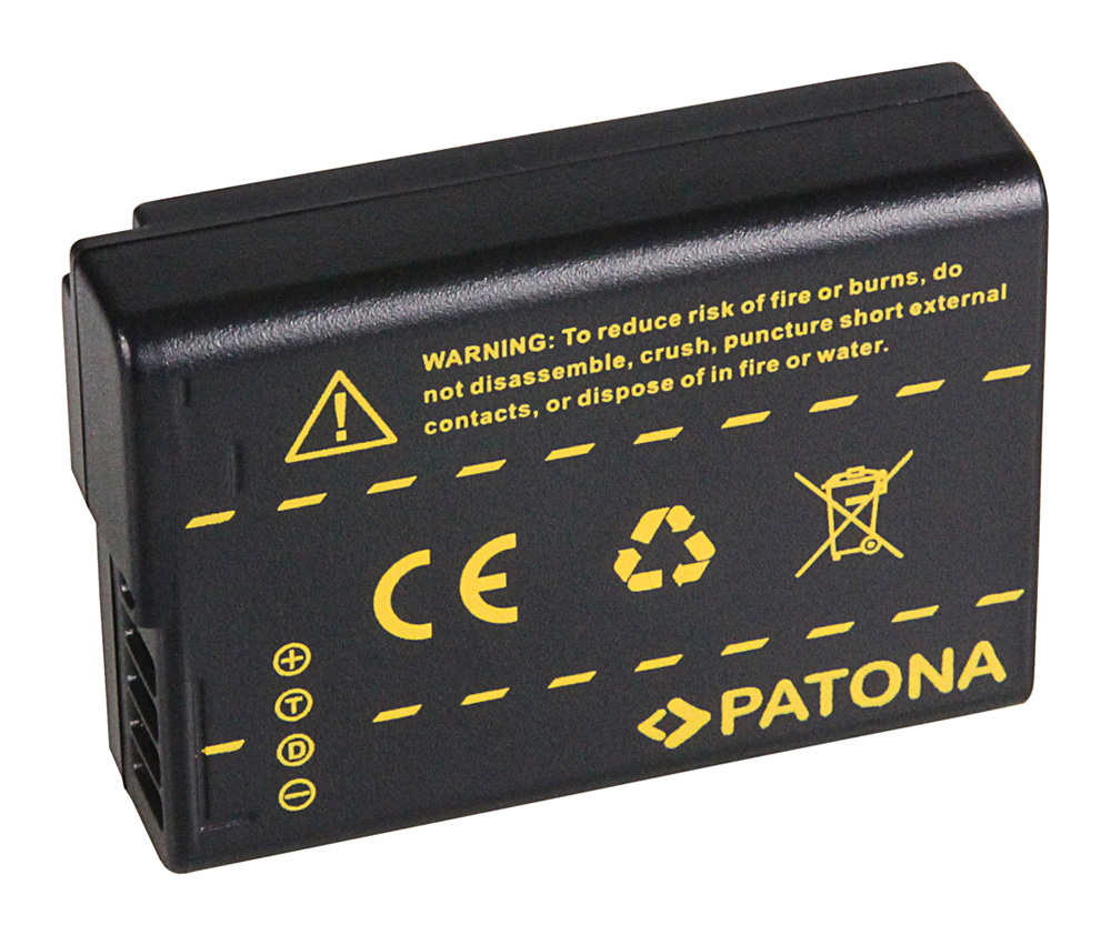 PATONA Hochleistungs LithIonen-Akku wie Panasonic DMW-BLD10E