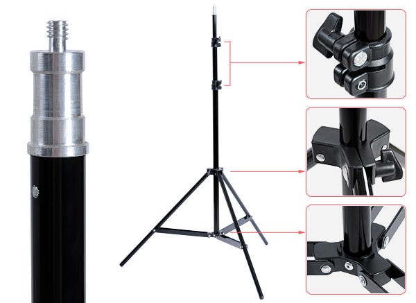 Godox 302 Leuchtenstativ 190cm schwarz