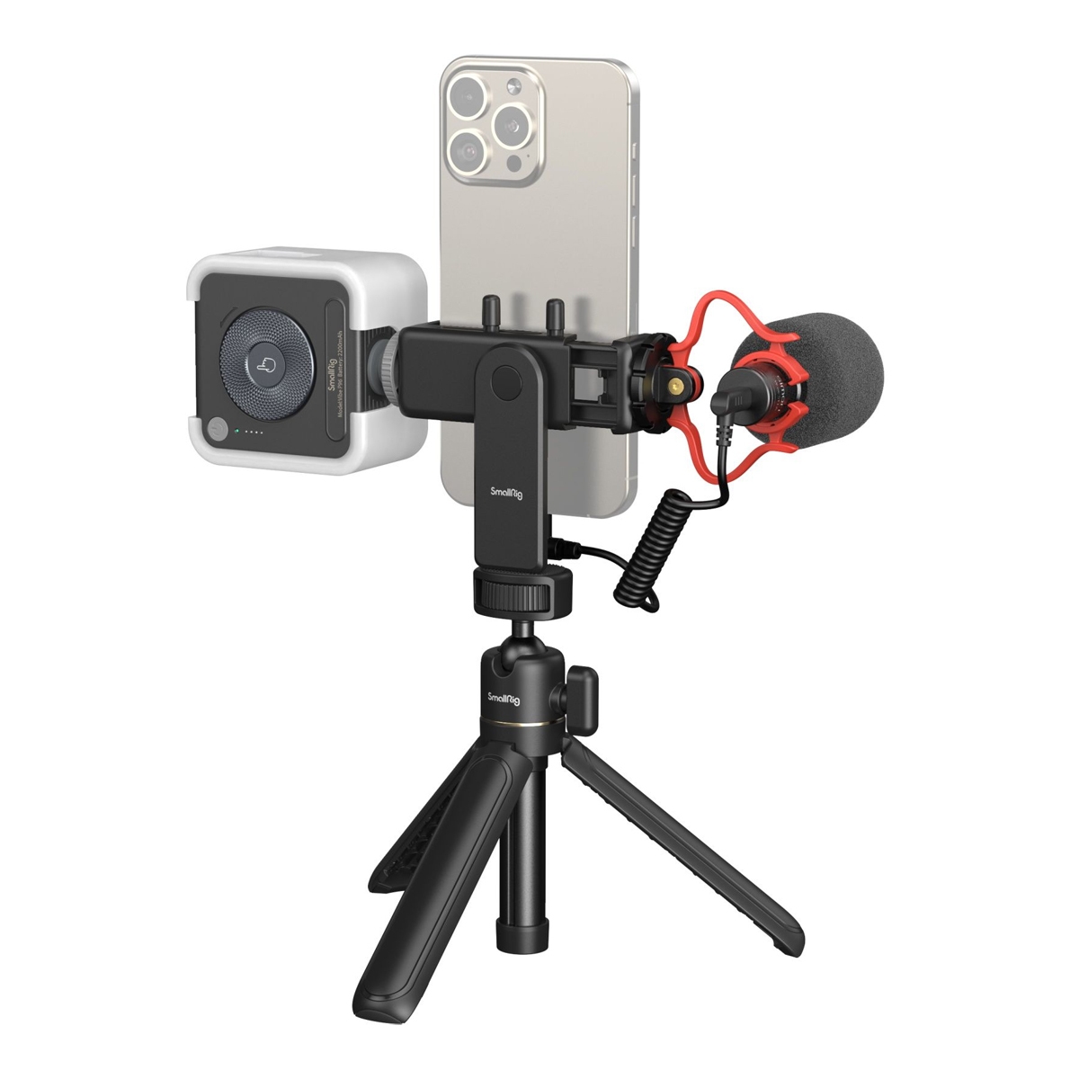 SmallRig 4369 Smartphone Vlog Stativ Kit VK-50 Erweiterte Version