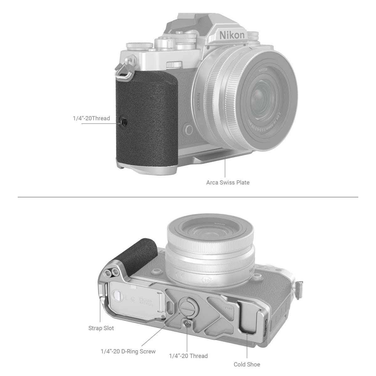 SmallRig 3480 L-Shape Griff für Nikon Z fc