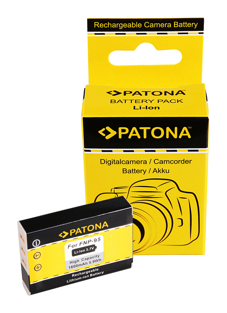 PATONA Hochleistungs LithIonen-Akku wie Fuji NP-95
