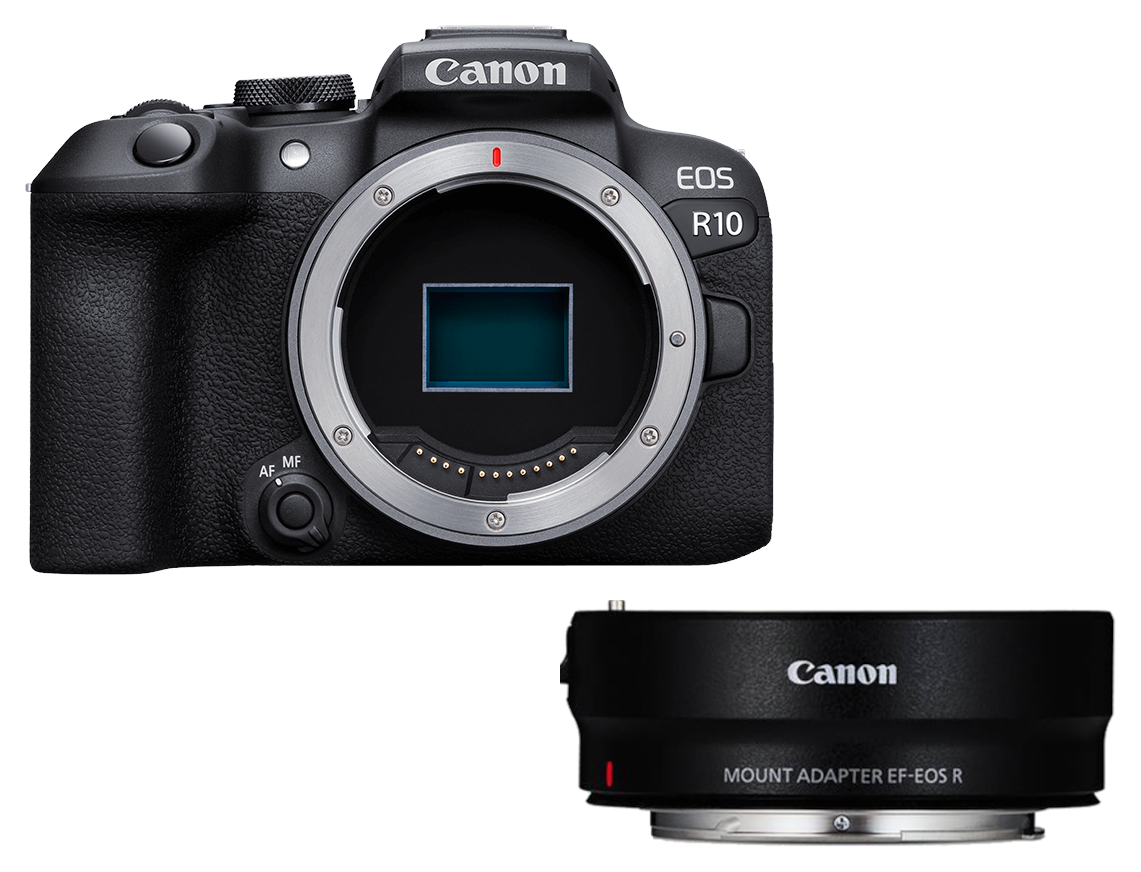 Canon EOS R10 + EF-EOS R Adapter