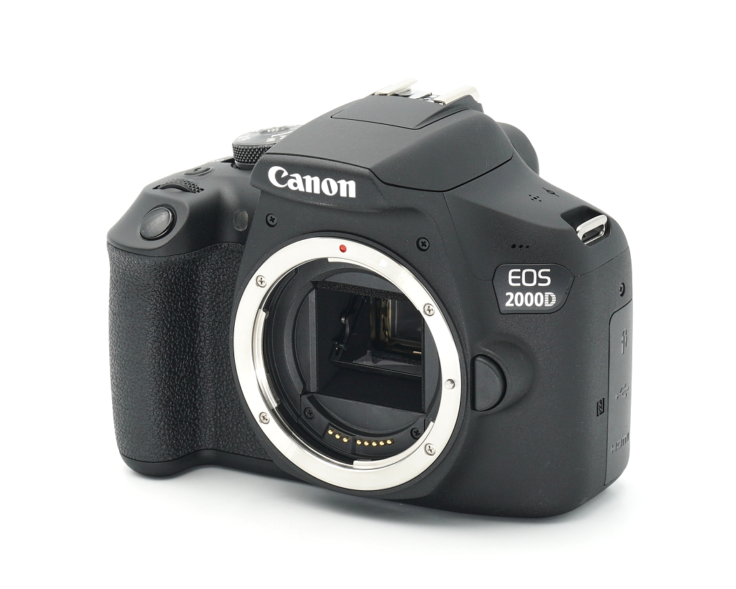 kamera, digitale Spiegelreflexkamera, EOS 2000D, Gehäuse, schwarz