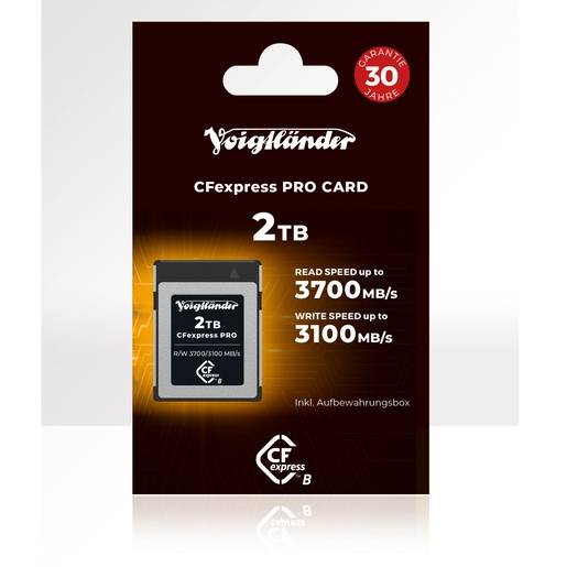 Voigtländer CFexpress Professional 2TB Typ-B (3700/3100 MB/s)