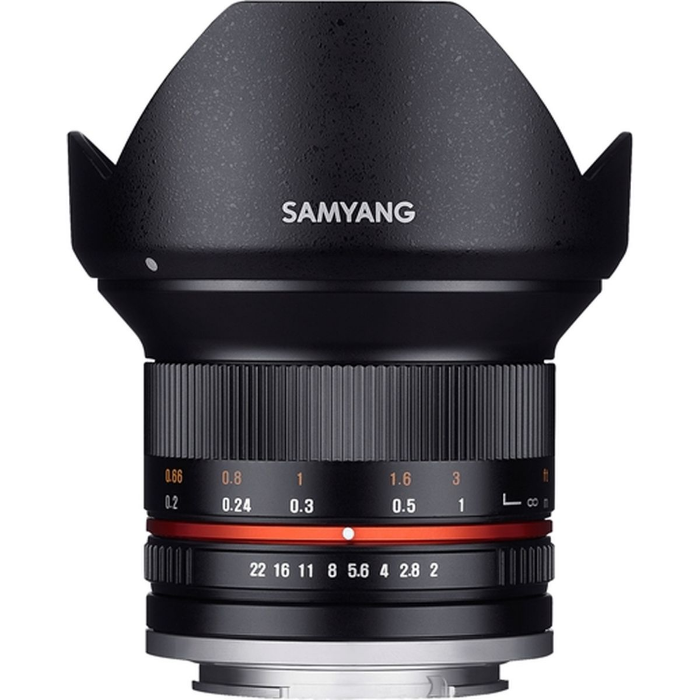 Samyang MF 12mm 2.0 APS-C Fuji X schwarz