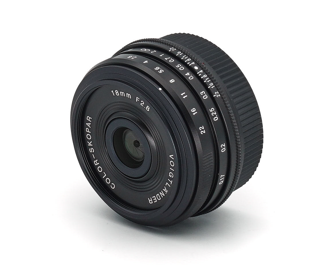 Voigtländer Color-Skopar 18mm 2.8 ASPH. schwarz für Fuji X Einzelstück #**