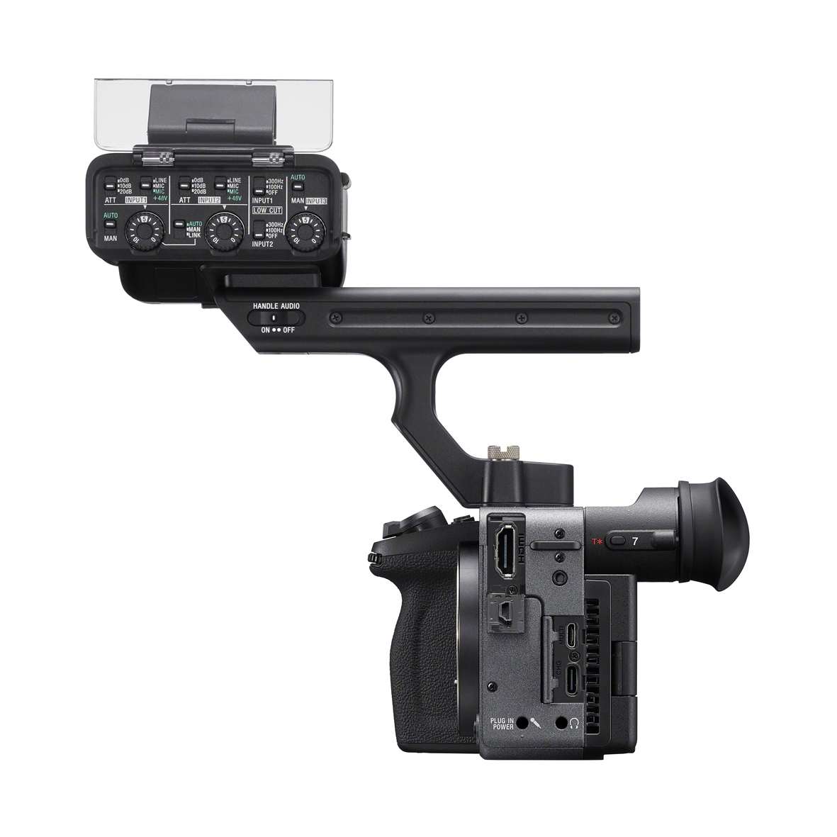 Sony ILME-FX2 + XLR-Griff Cinema Line Vollformat-Wechselobjektivkamera