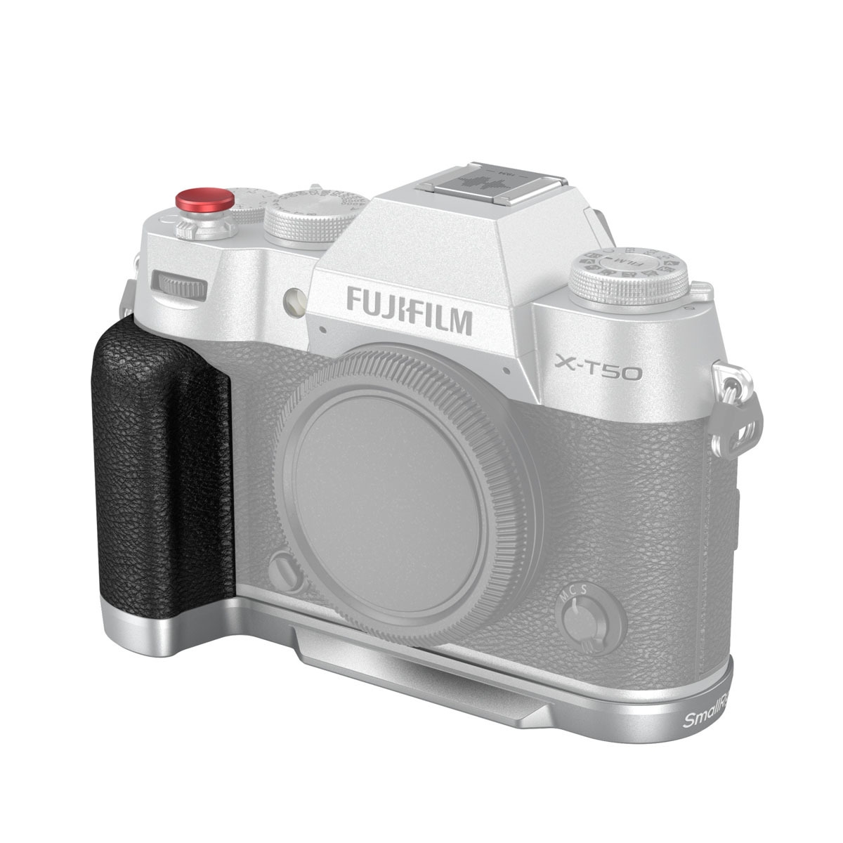 SmallRig 4713 Silicone L-Shape Handle für Fujifilm X-T50 silver