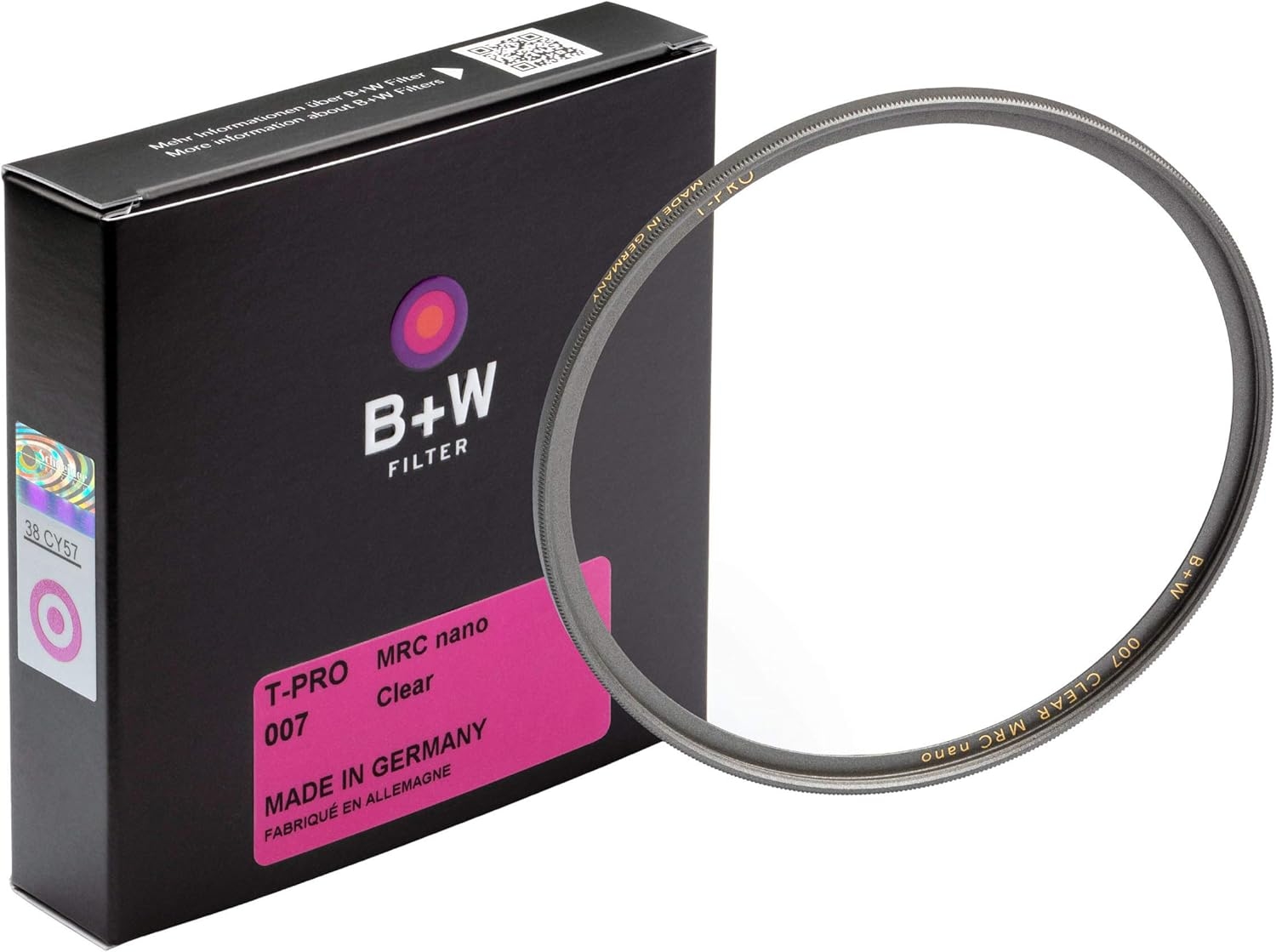 B+W Clear Filter T-Pro 007 82 mm MRC nano
