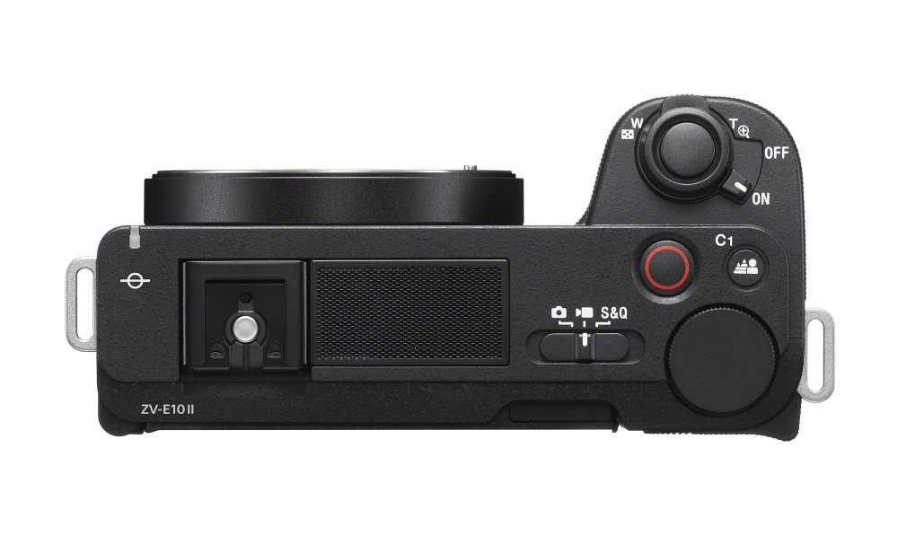 Sony ZV-E10 II Vlog-Kamera + ECM-S1 kabelloses Mikrofon