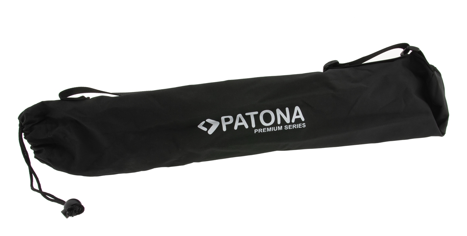 PATONA Premium Teleskop Monopod-Stativ GEZI MONO ONE bis 155cm Länge inkl. Tasche