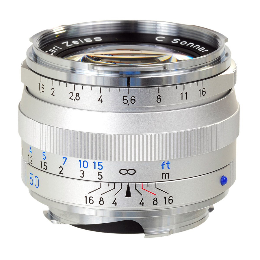 ZEISS C Sonnar T* 50mm 1.5 ZM für Leica M silber