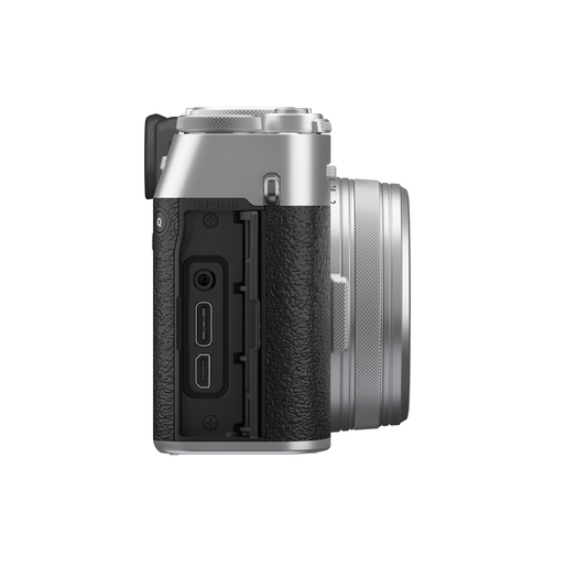 Fujifilm X100VI silber + Voigtländer 256GB UHS-II ultraschnelle Speicherkarte