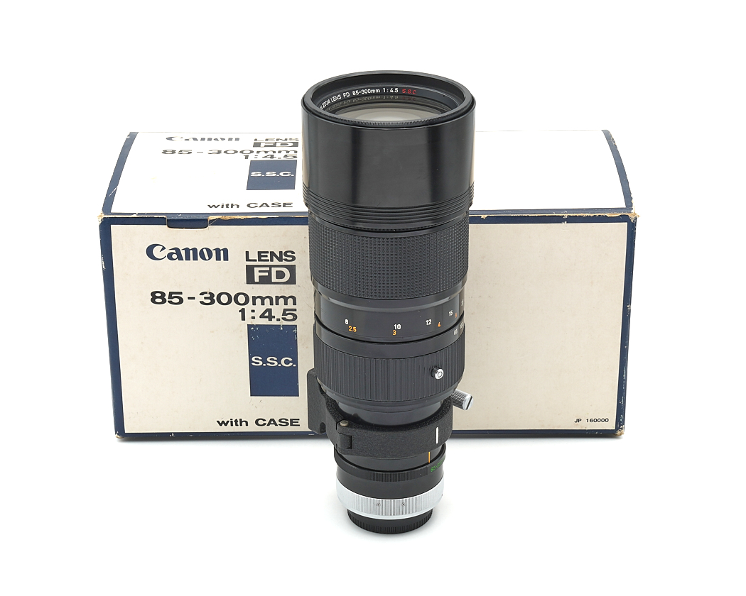Canon FD 85-300mm 4.5 Zoom Lens S.S.C. Topzustand #X41015*