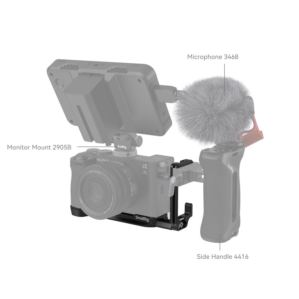 Smallrig 4569 L-Bracket für Sony Alpha 7C II/Alpha 7CR