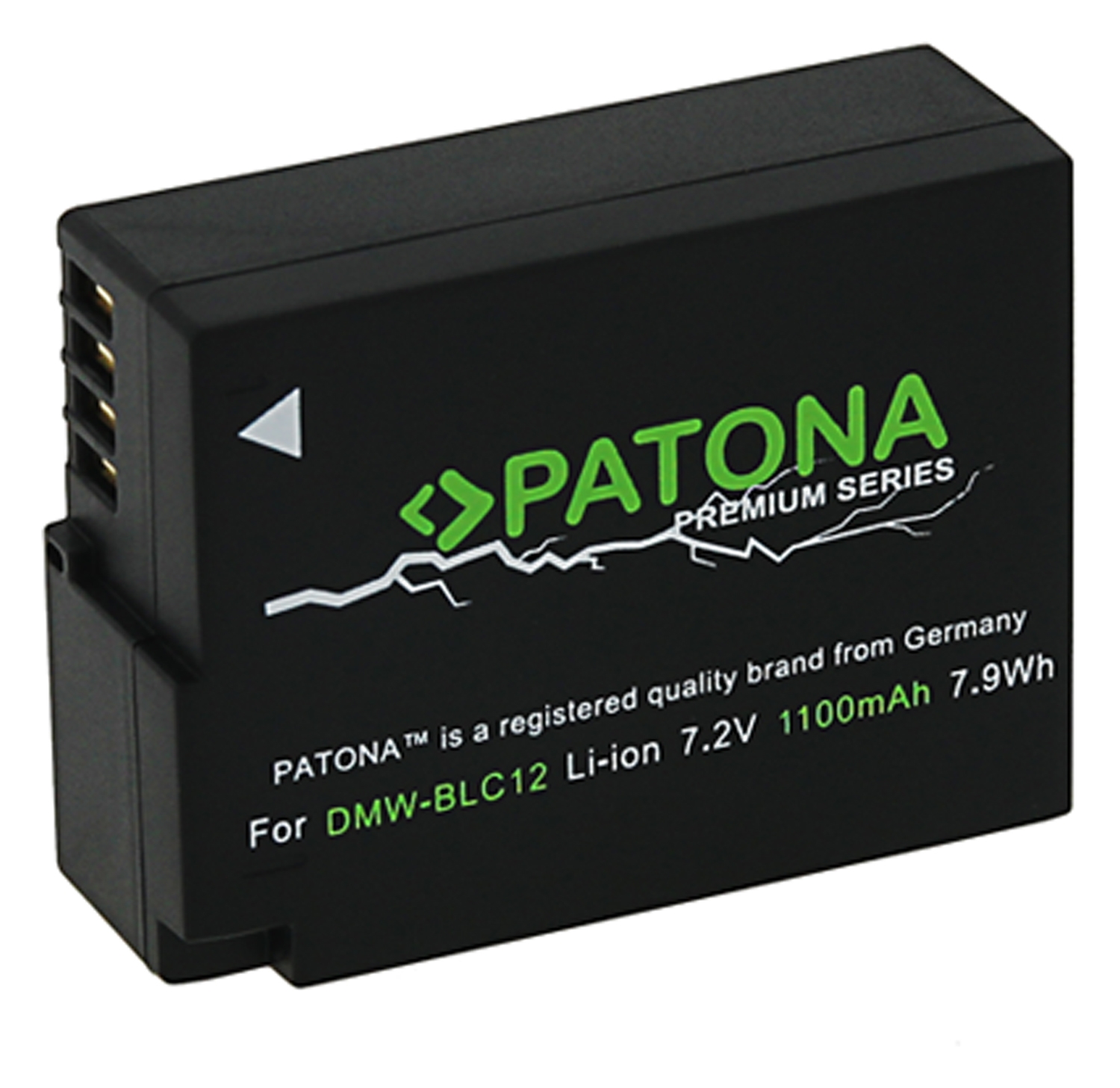 PATONA Premium Akku wie Panasonic DMW-BLC12