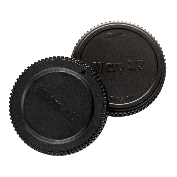 Gehäuse & Objektivrückdeckel  für Olympus MFT