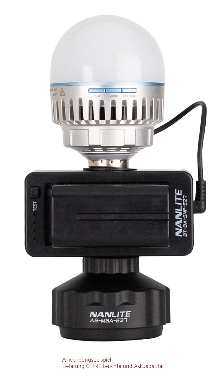 Nanlite AS-MBA-E27 Magnetische Halterung für Pavo Bulb 10C