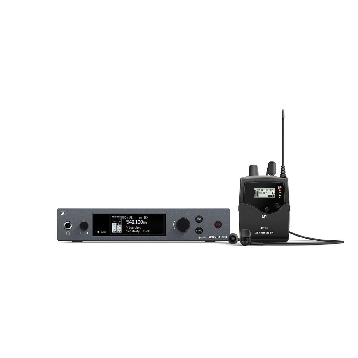 Sennheiser ew IEM G4-G, drahtloses Stereo InEar Monitoring Set