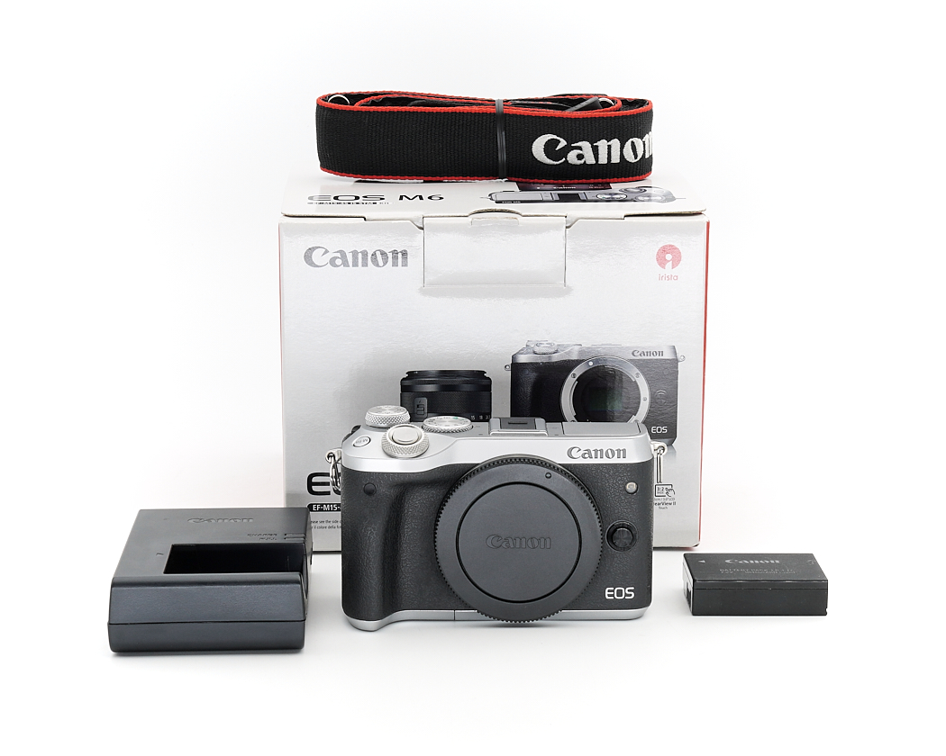Canon EOS M6 Gehäuse silber wie neu, Canon-Fachhändler #41439**