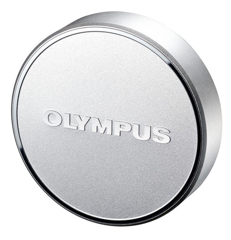 Olympus LC-48B Objektivdeckel silber für M.Zuiko Digital ED 17mm 1.8