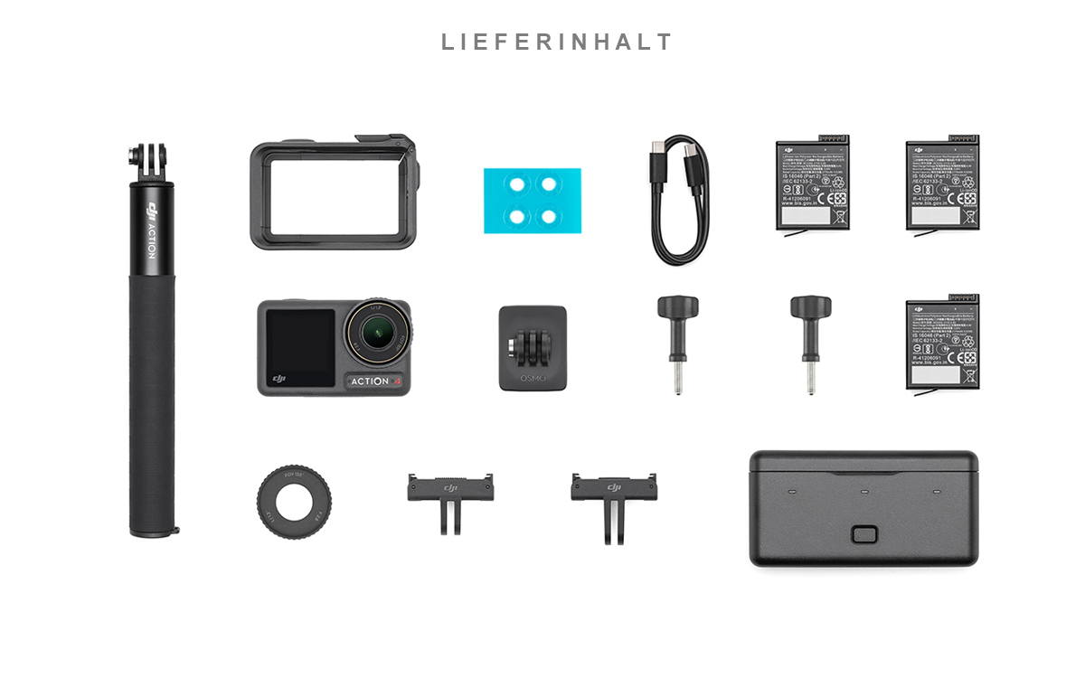 DJI OSMO Action 4 Adventure Combo Action Camera