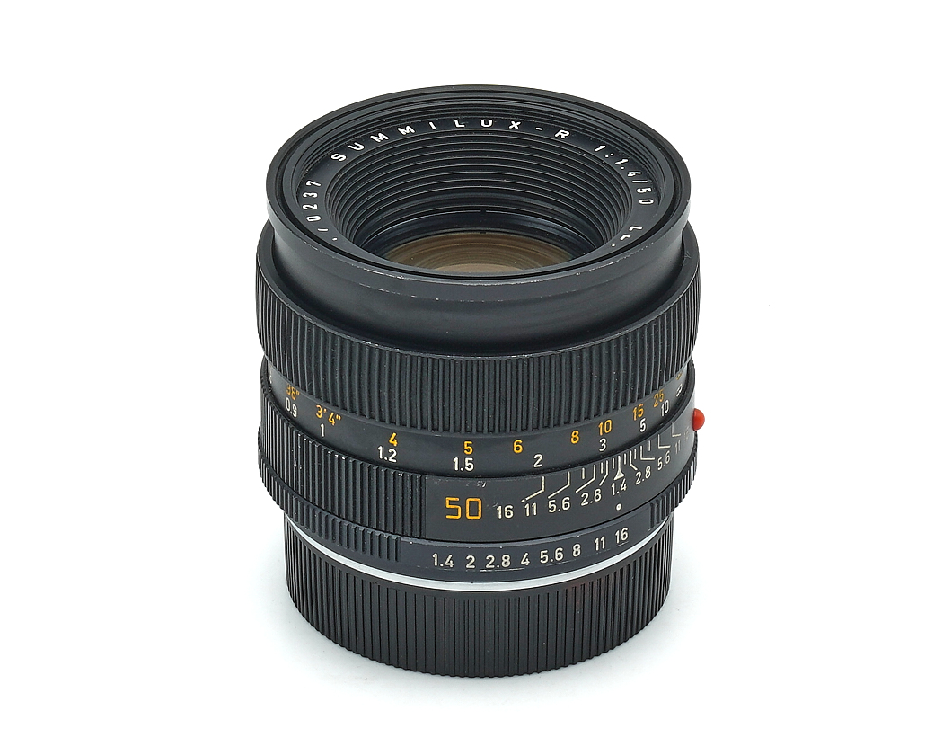 Kameraobjektiv, 50 mm, f/1,4, schwarzes Metall, manueller Fokus